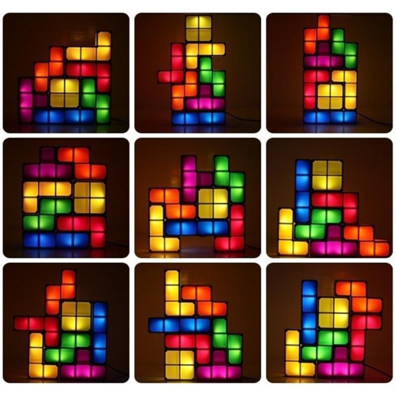 Tetris Puzzle Light Lamp