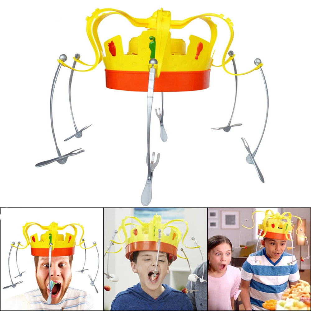 Rotating Crown Hat Chow Game