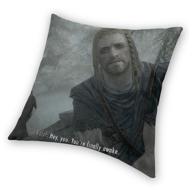 Hey You You're Finally Awake Pillow cushion