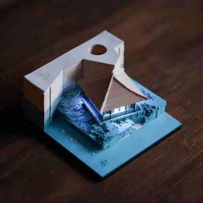 3D Memo Pads Paper Art