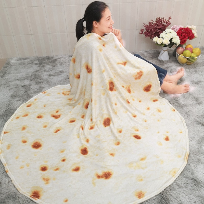 Lavash Bread Soft Blanket