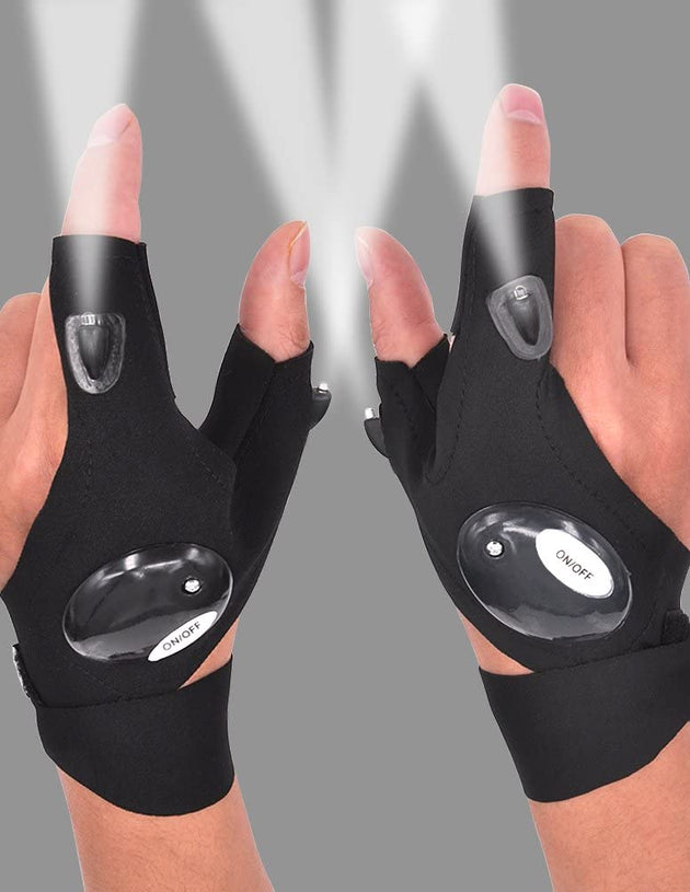 LED Flashlight Waterproof Glove