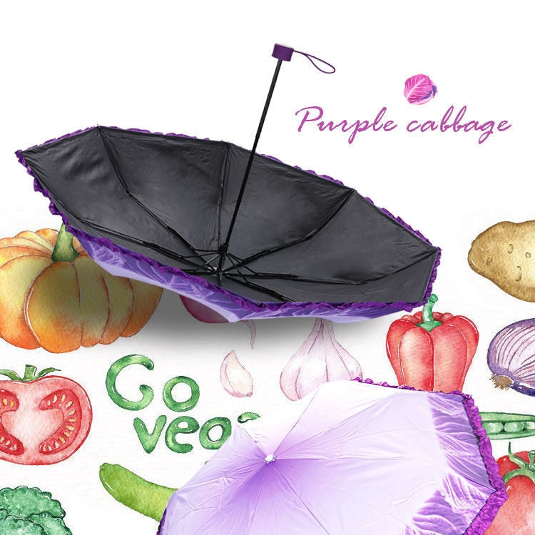 Creative Folding Cabbage Umbrella
