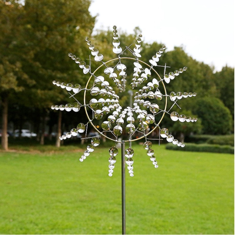 kinetic sculpture & Magical Metal Windmill