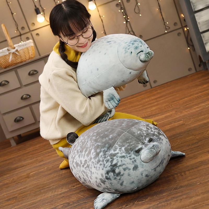 3D Novelty Throw Seal Pillows