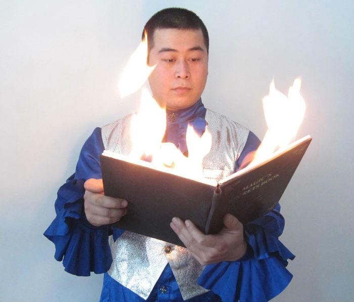Magic Flame Fire Book