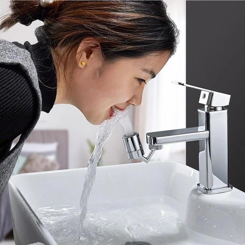 Dual-function Kitchen Sink Faucet 360-Degree
