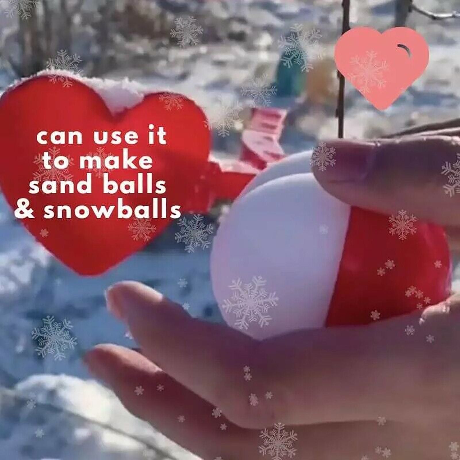 Heart Shape Snowball Maker