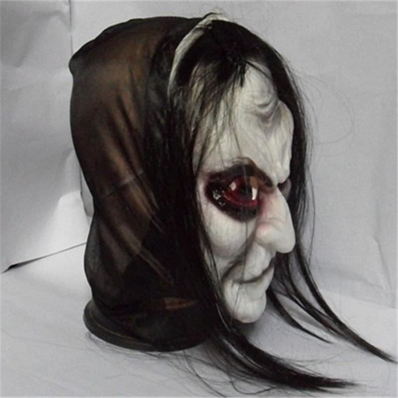 Long Hair Ghost Hedging Realistic Silicone Masks