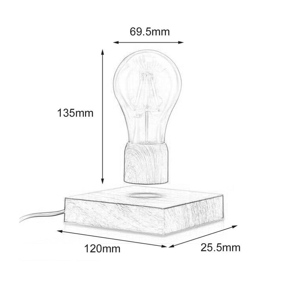 Magnetic Levitating  Bulb Lamp