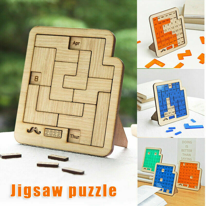Daily Calendar Wooden Puzzle